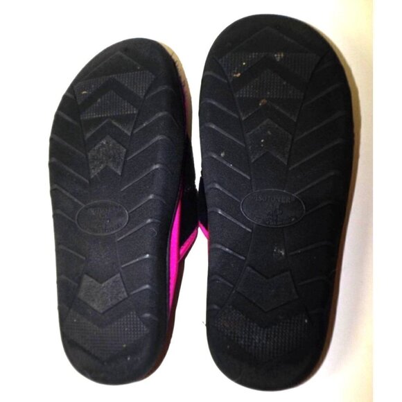 Isotoner black and purple scuffs US 7.5-8 - Picture 5 of 6